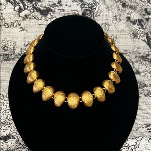 Vintage 80’s Signed Anne Klein Classic Gold Necklace